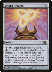 Vexing Arcanix (Oversized) [Eighth Edition Box Topper] Magic: The Gathering