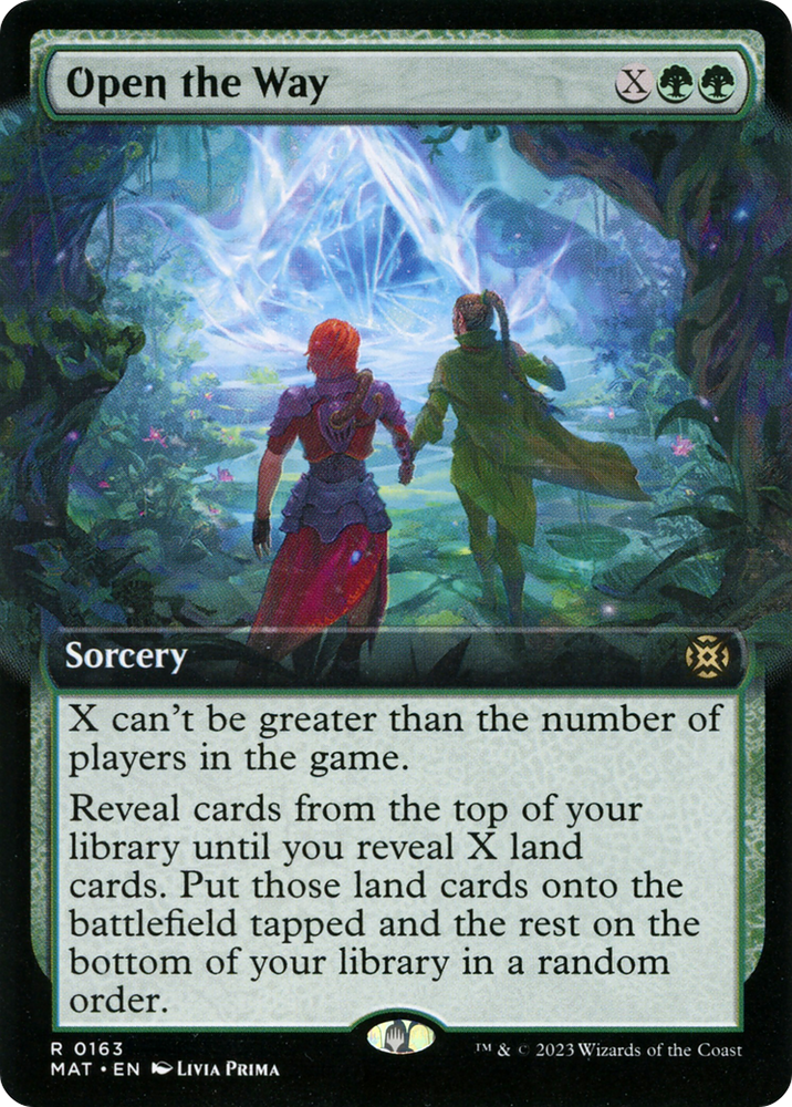 Open the Way (Extended Art) [March of the Machine: The Aftermath] Magic: The Gathering