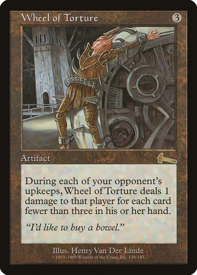 Wheel of Torture [Urza's Legacy] Magic: The Gathering