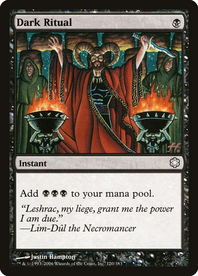 Dark Ritual [Coldsnap Theme Decks] Magic: The Gathering