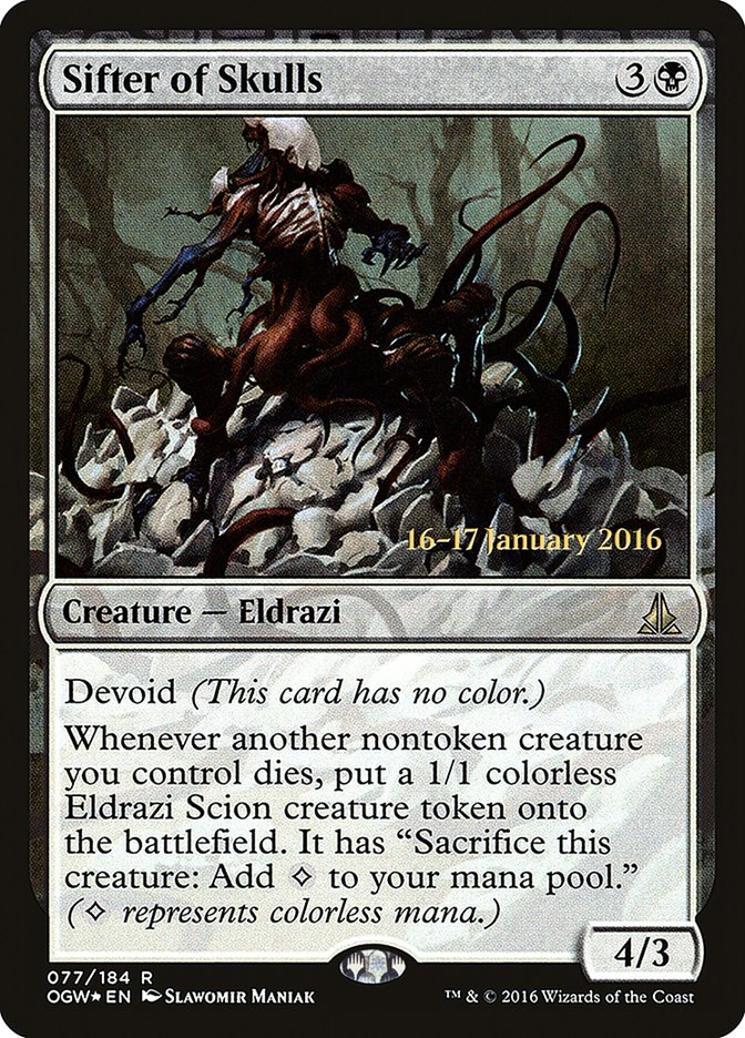 Sifter of Skulls [Oath of the Gatewatch Prerelease Promos] Magic: The Gathering