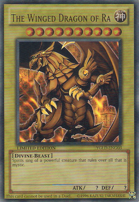 The Winged Dragon of Ra [YGLD-ENG03] Ultra Rare Yu-Gi-Oh!