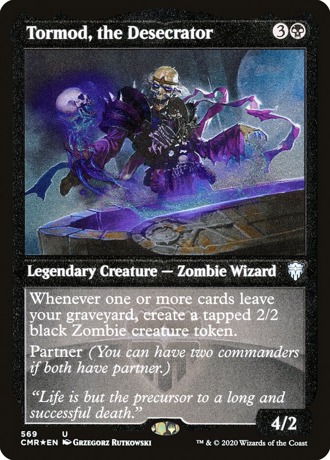 Tormod, the Desecrator (Etched) [Commander Legends] Magic: The Gathering