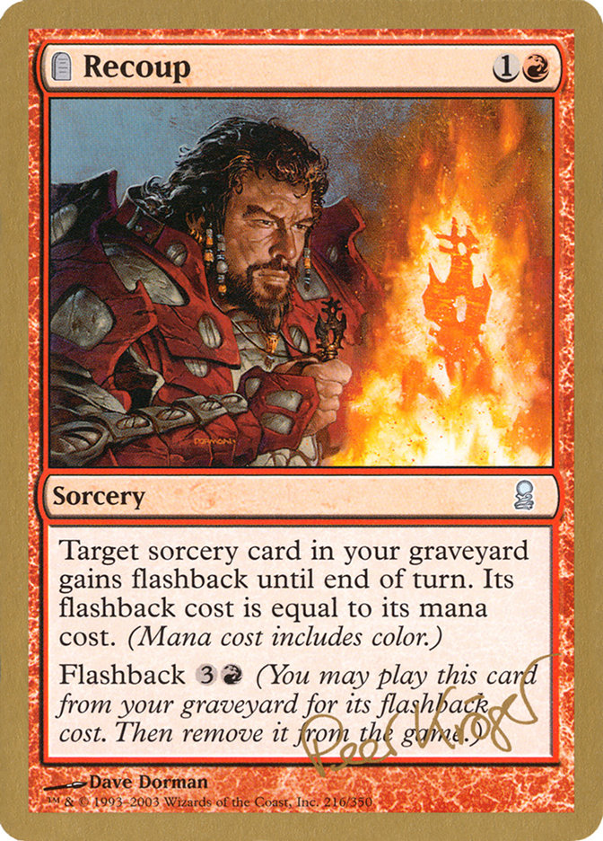 Recoup (Peer Kroger) [World Championship Decks 2003] Magic: The Gathering