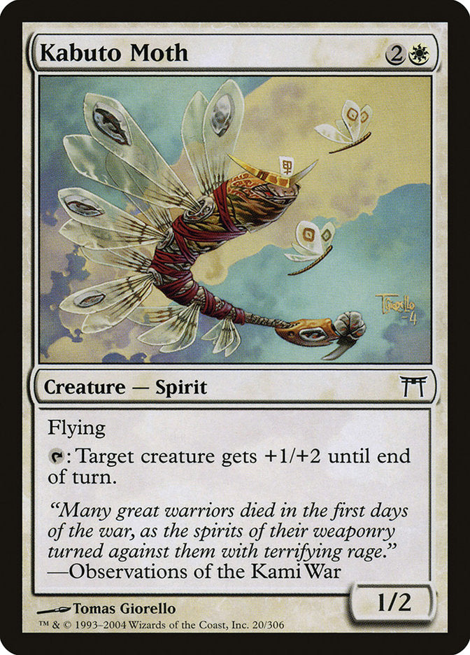 Kabuto Moth [Champions of Kamigawa] Magic: The Gathering
