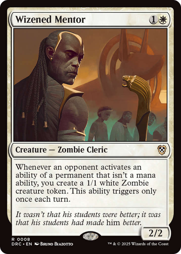 Wizened Mentor [Aetherdrift Commander] Magic: The Gathering