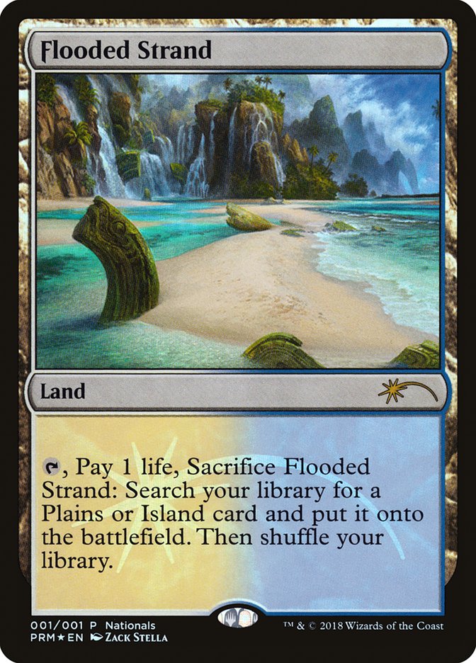 Flooded Strand (Nationals) [Nationals Promos] Magic: The Gathering
