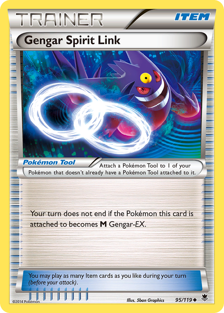 Gengar Spirit Link (95/119) [XY: Phantom Forces] Pokémon