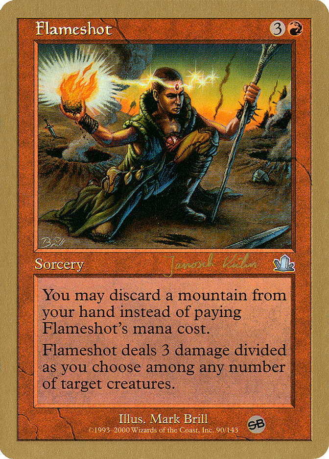 Flameshot (Janosch Kuhn) (SB) [World Championship Decks 2000] Magic: The Gathering