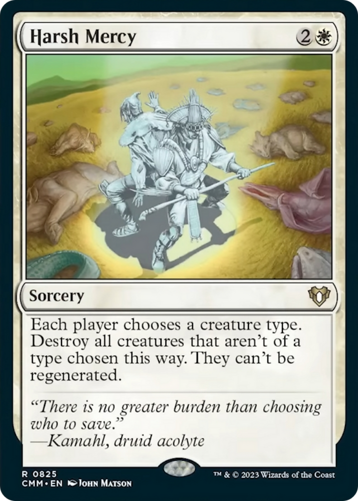 Harsh Mercy [Commander Masters] Magic: The Gathering