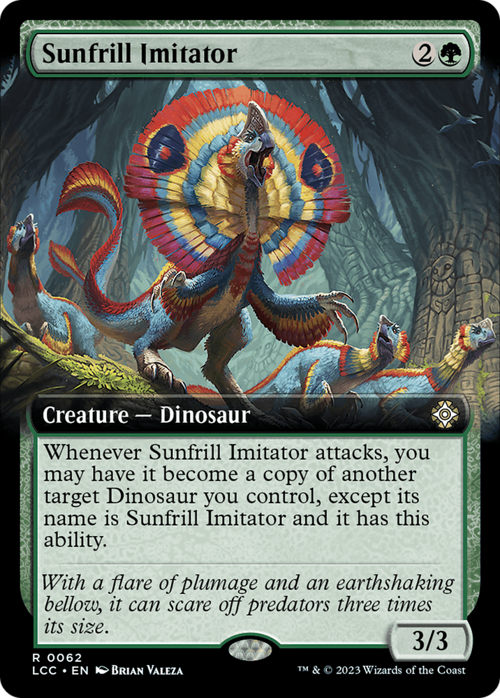 Sunfrill Imitator (Extended Art) [The Lost Caverns of Ixalan Commander] Magic: The Gathering