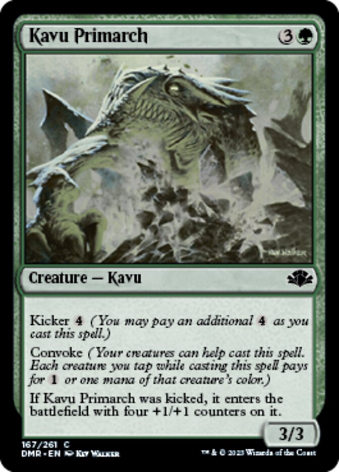 Kavu Primarch [Dominaria Remastered] Magic: The Gathering