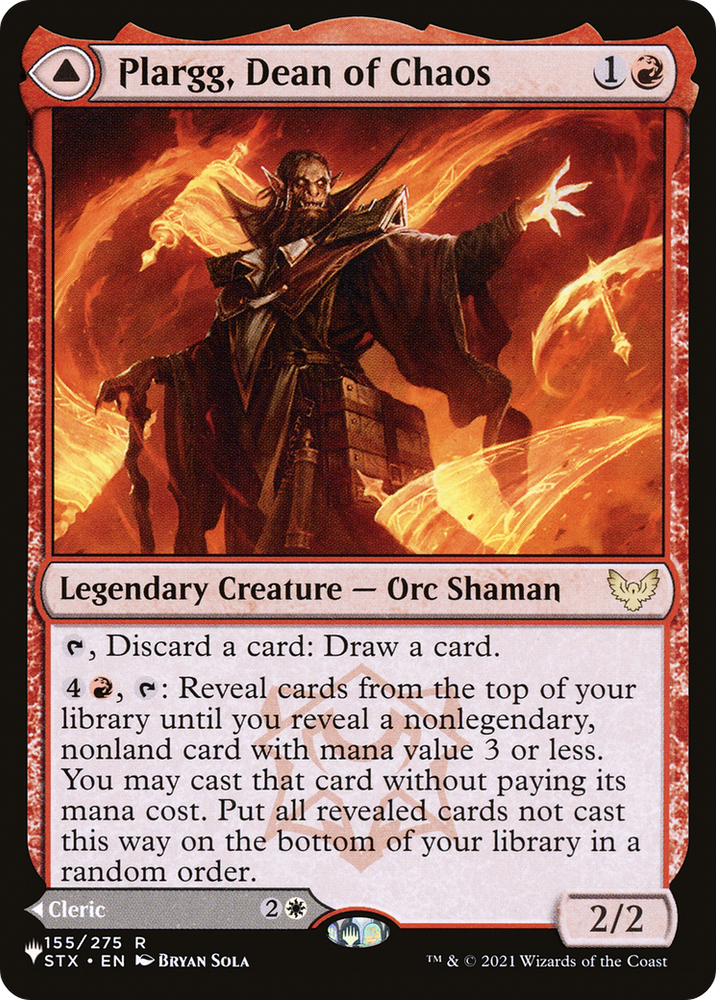 Plargg, Dean of Chaos // Augusta, Dean of Order [Secret Lair: From Cute to Brute] Magic: The Gathering