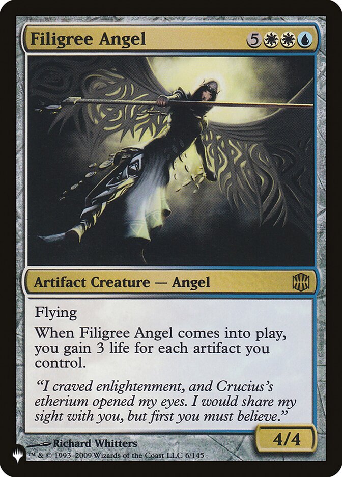 Filigree Angel [The List] Magic: The Gathering