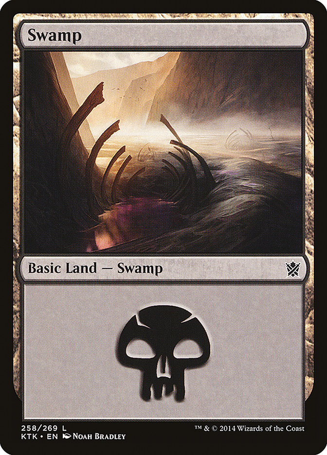 Swamp (258) [Khans of Tarkir] Magic: The Gathering