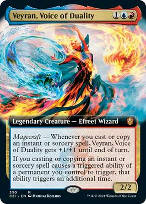 Veyran, Voice of Duality (Extended Art) [Commander 2021] Magic: The Gathering