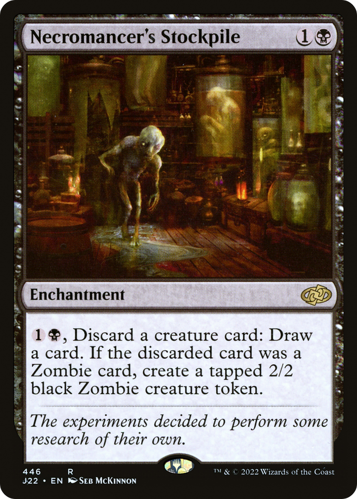 Necromancer's Stockpile [Jumpstart 2022] Magic: The Gathering