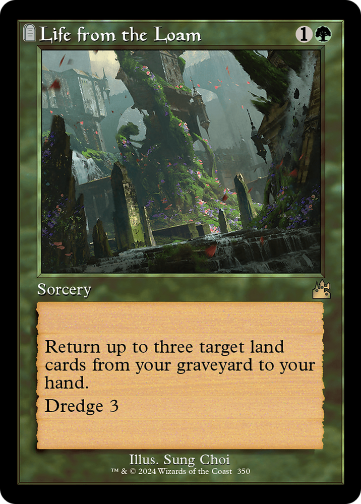 Life from the Loam (Retro Frame) [Ravnica Remastered] Magic: The Gathering