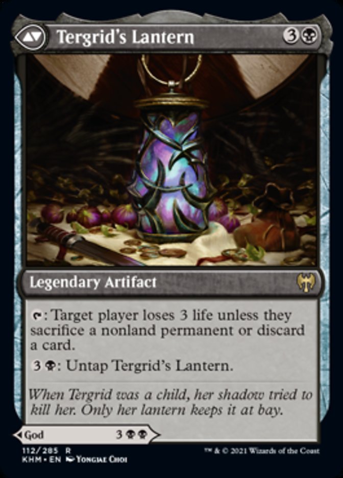 Tergrid, God of Fright // Tergrid's Lantern [Kaldheim] Magic: The Gathering