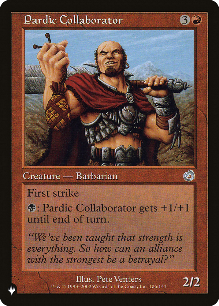 Pardic Collaborator [The List] Magic: The Gathering