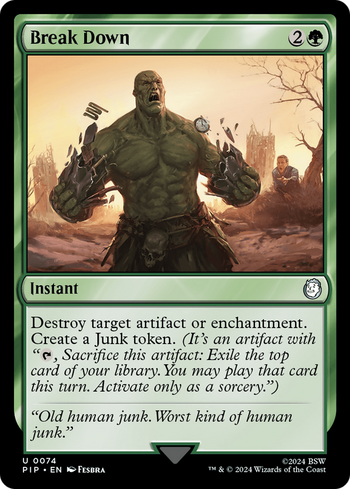 Break Down [Fallout] Magic: The Gathering