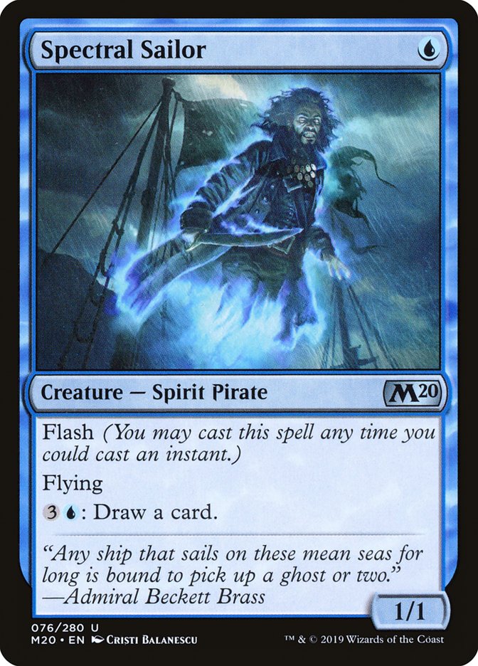 Spectral Sailor [Core Set 2020] Magic: The Gathering