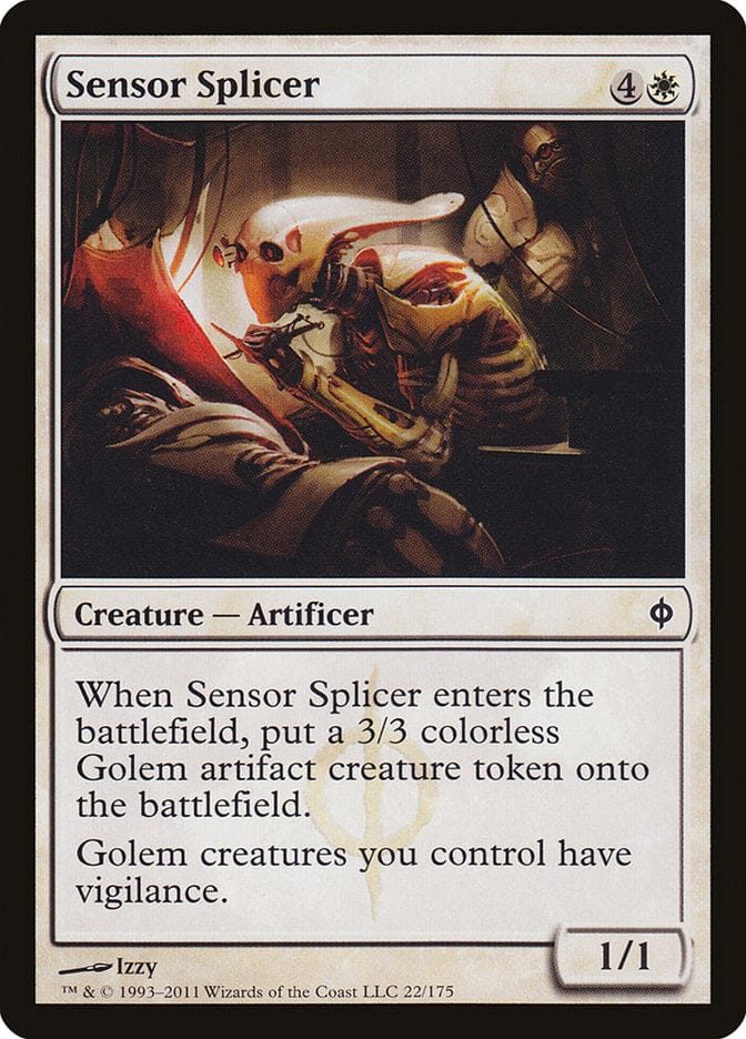 Sensor Splicer [New Phyrexia] Magic: The Gathering