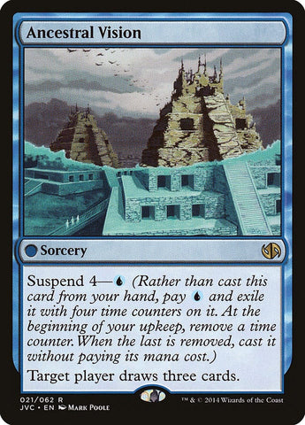 Ancestral Vision [Duel Decks Anthology] Magic: The Gathering