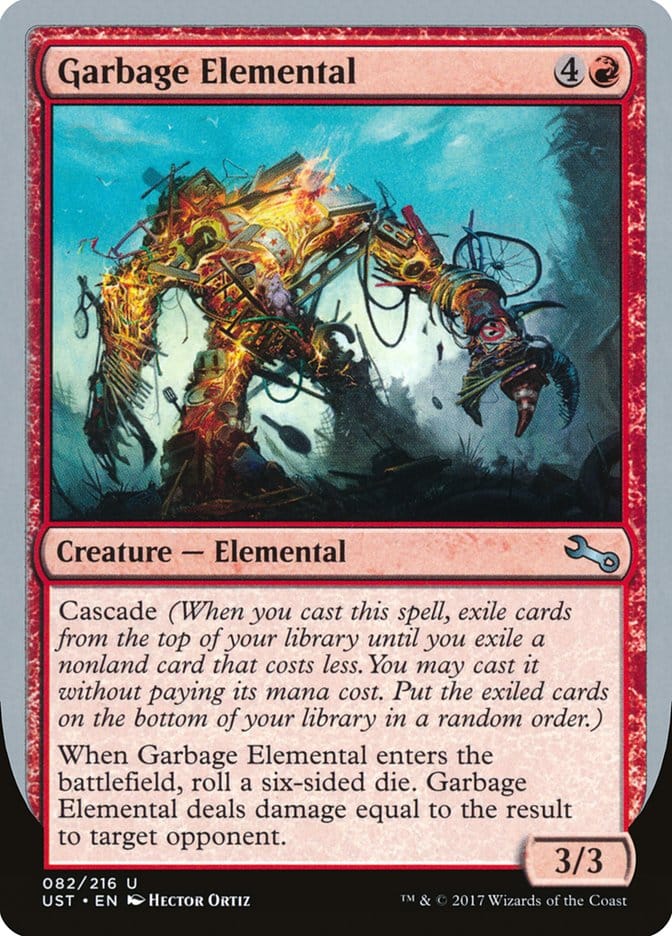 Garbage Elemental (3/3 Creature) [Unstable] Magic: The Gathering
