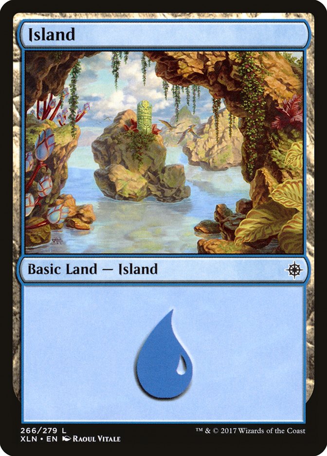 Island (266) [Ixalan] Magic: The Gathering