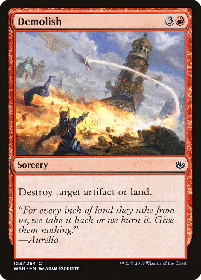 Demolish [War of the Spark] Magic: The Gathering