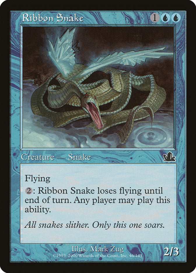 Ribbon Snake [Prophecy] Magic: The Gathering