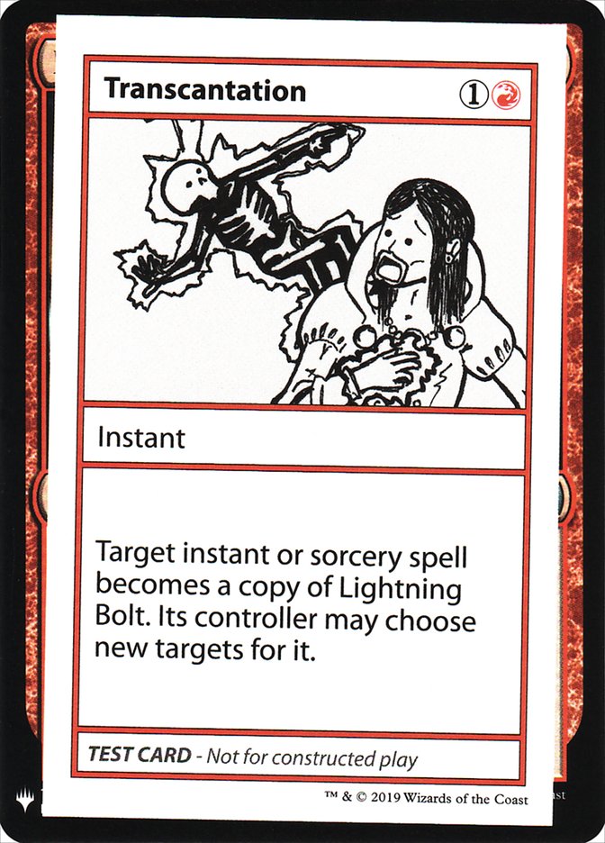 Transcantation [Mystery Booster Playtest Cards] Magic: The Gathering