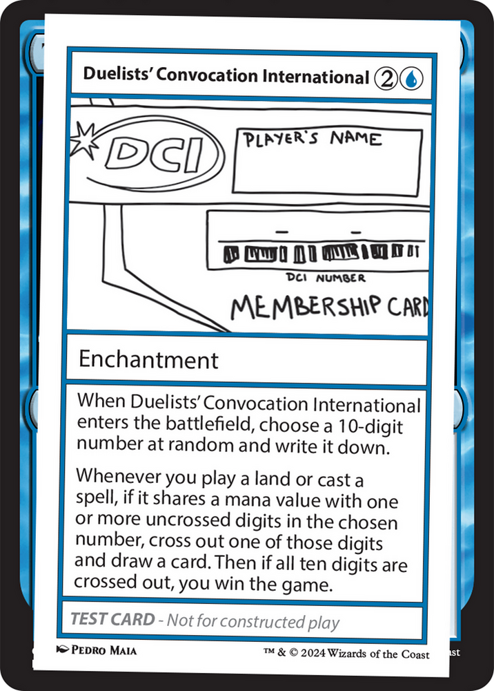Duelists' Convocation International [Mystery Booster 2 Playtest Cards] Magic: The Gathering