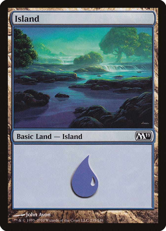 Island (235) [Magic 2011] Magic: The Gathering