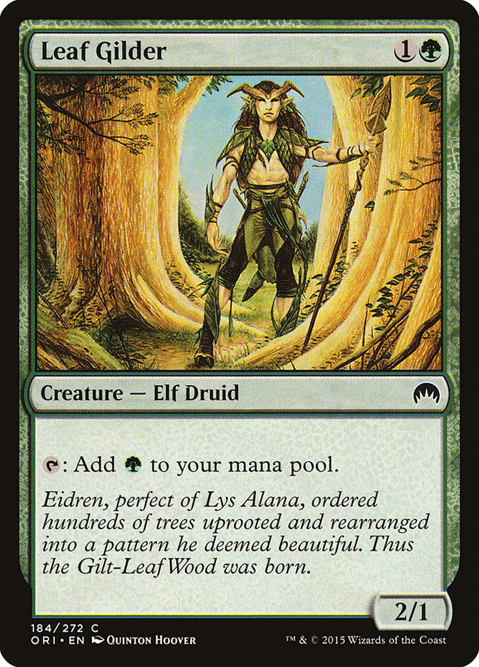 Leaf Gilder [Magic Origins] Magic: The Gathering