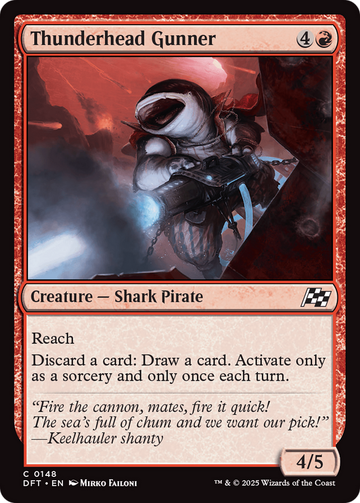 Thunderhead Gunner [Aetherdrift] Magic: The Gathering