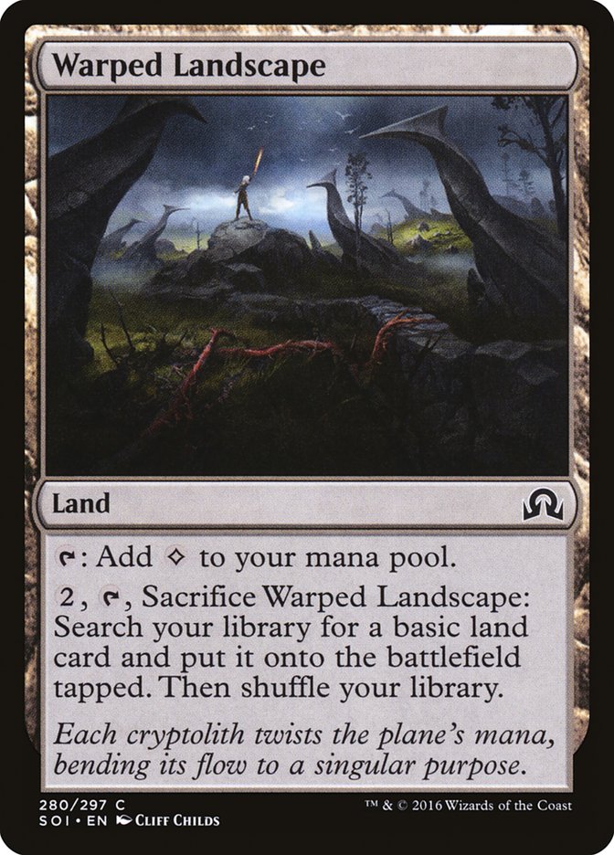 Warped Landscape [Shadows over Innistrad] Magic: The Gathering