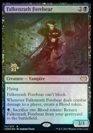 Falkenrath Forebear [Innistrad: Crimson Vow Prerelease Promos] Magic: The Gathering