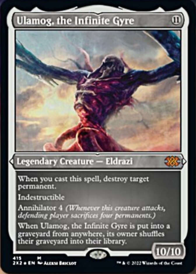 Ulamog, the Infinite Gyre (Foil Etched) [Double Masters 2022] Magic: The Gathering