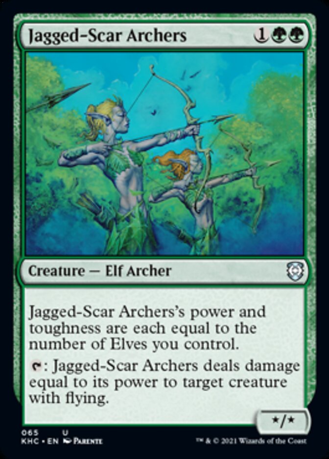 Jagged-Scar Archers [Kaldheim Commander] Magic: The Gathering