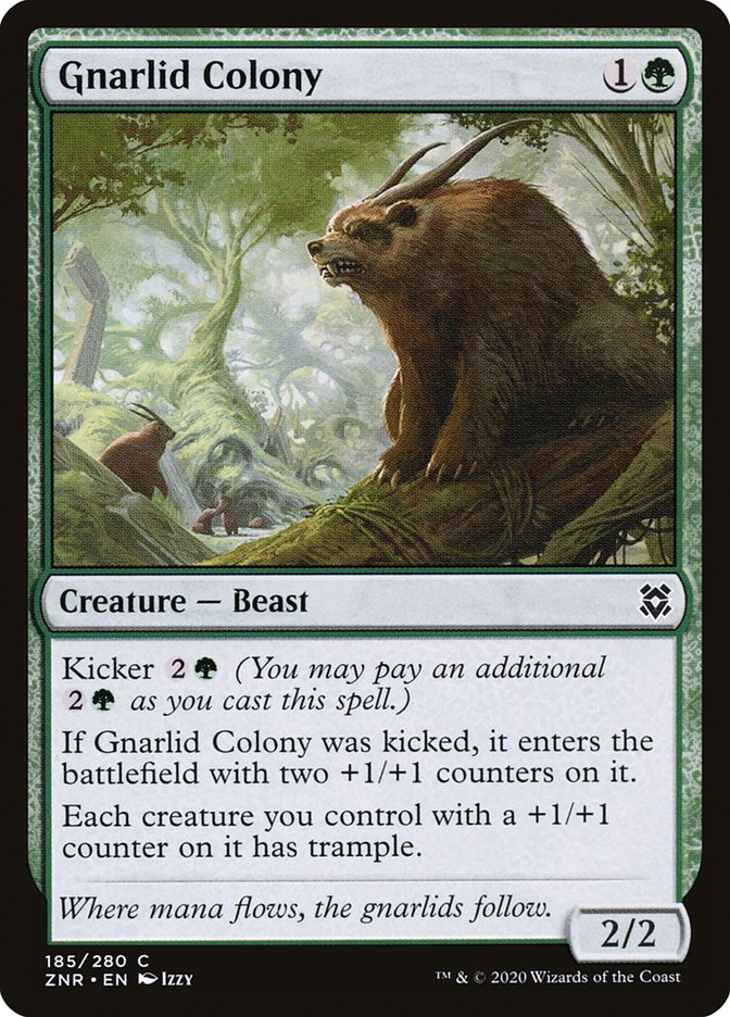 Gnarlid Colony [Zendikar Rising] Magic: The Gathering