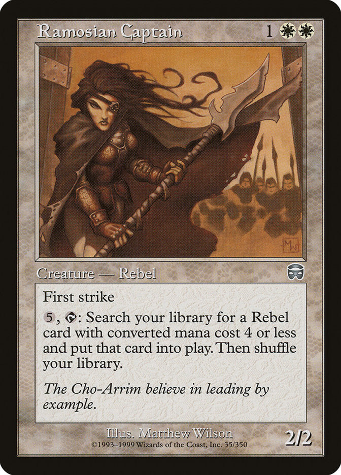 Ramosian Captain [Mercadian Masques] Magic: The Gathering