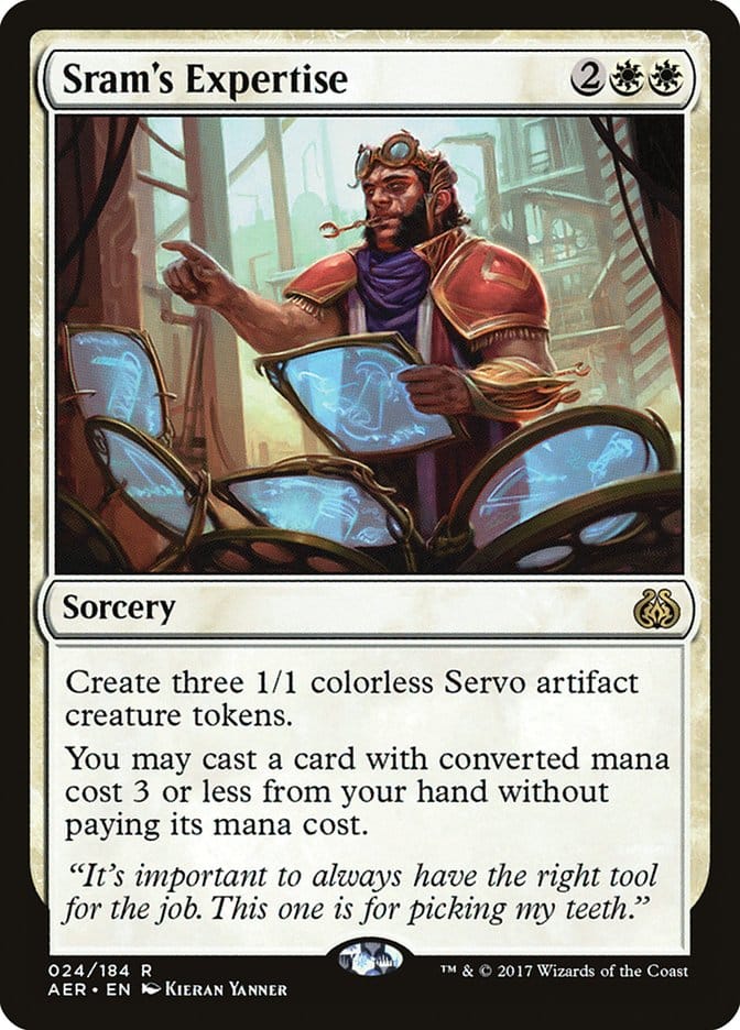 Sram's Expertise [Aether Revolt] Magic: The Gathering