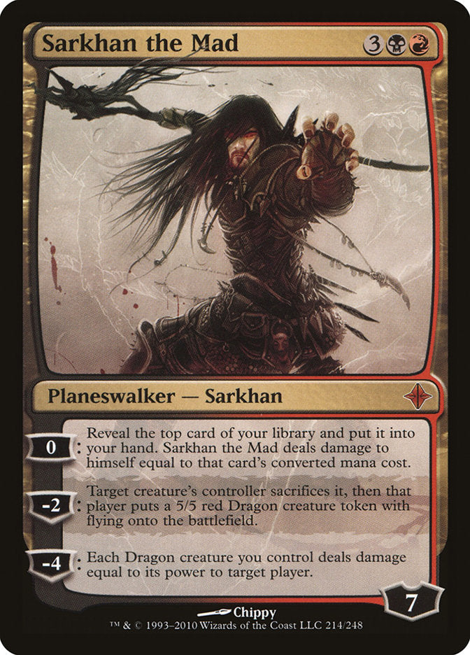 Sarkhan the Mad [Rise of the Eldrazi] Magic: The Gathering
