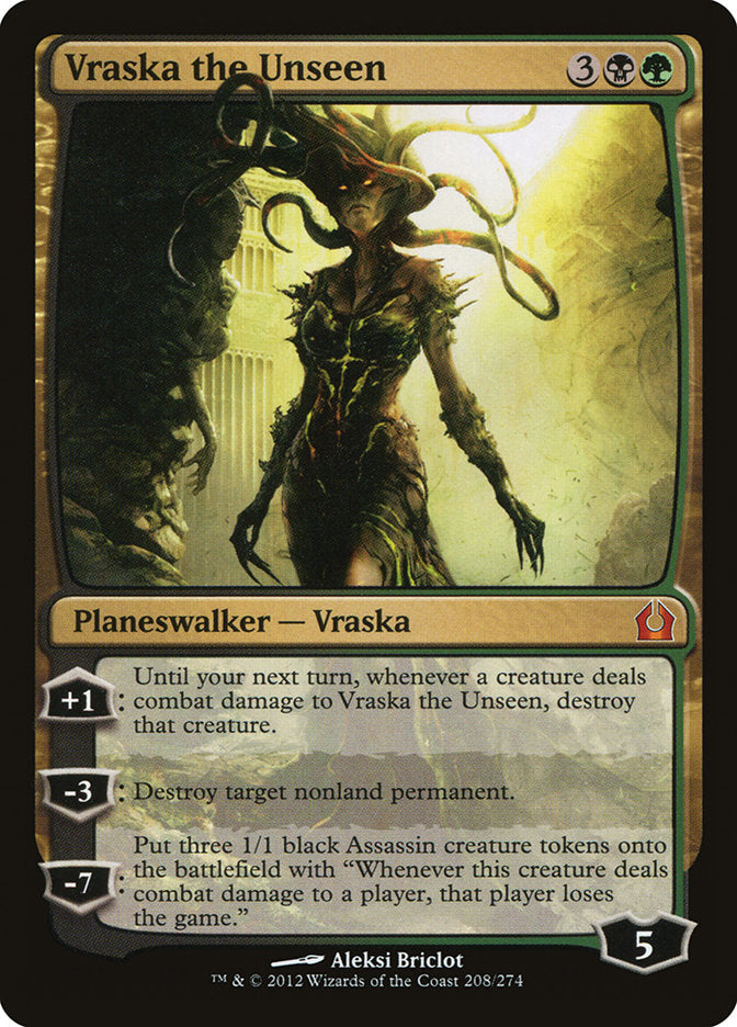 Vraska the Unseen [Return to Ravnica] Magic: The Gathering