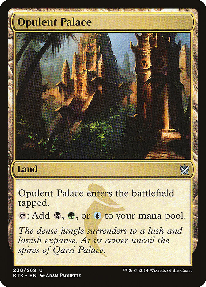 Opulent Palace [Khans of Tarkir] Magic: The Gathering