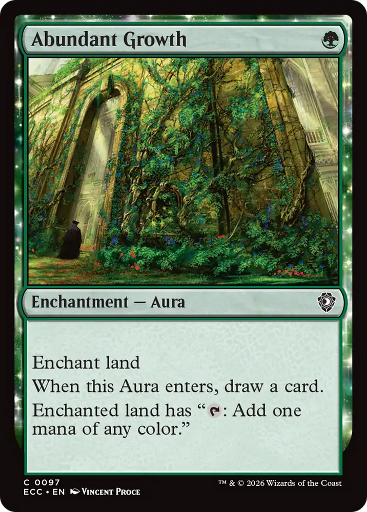 Abundant Growth [Lorwyn Eclipsed Commander] Magic: The Gathering