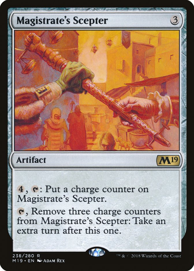Magistrate's Scepter [Core Set 2019] Magic: The Gathering