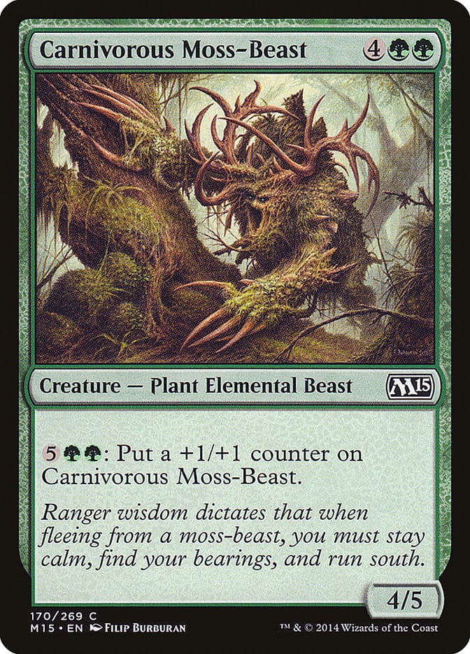 Carnivorous Moss-Beast [Magic 2015] Magic: The Gathering